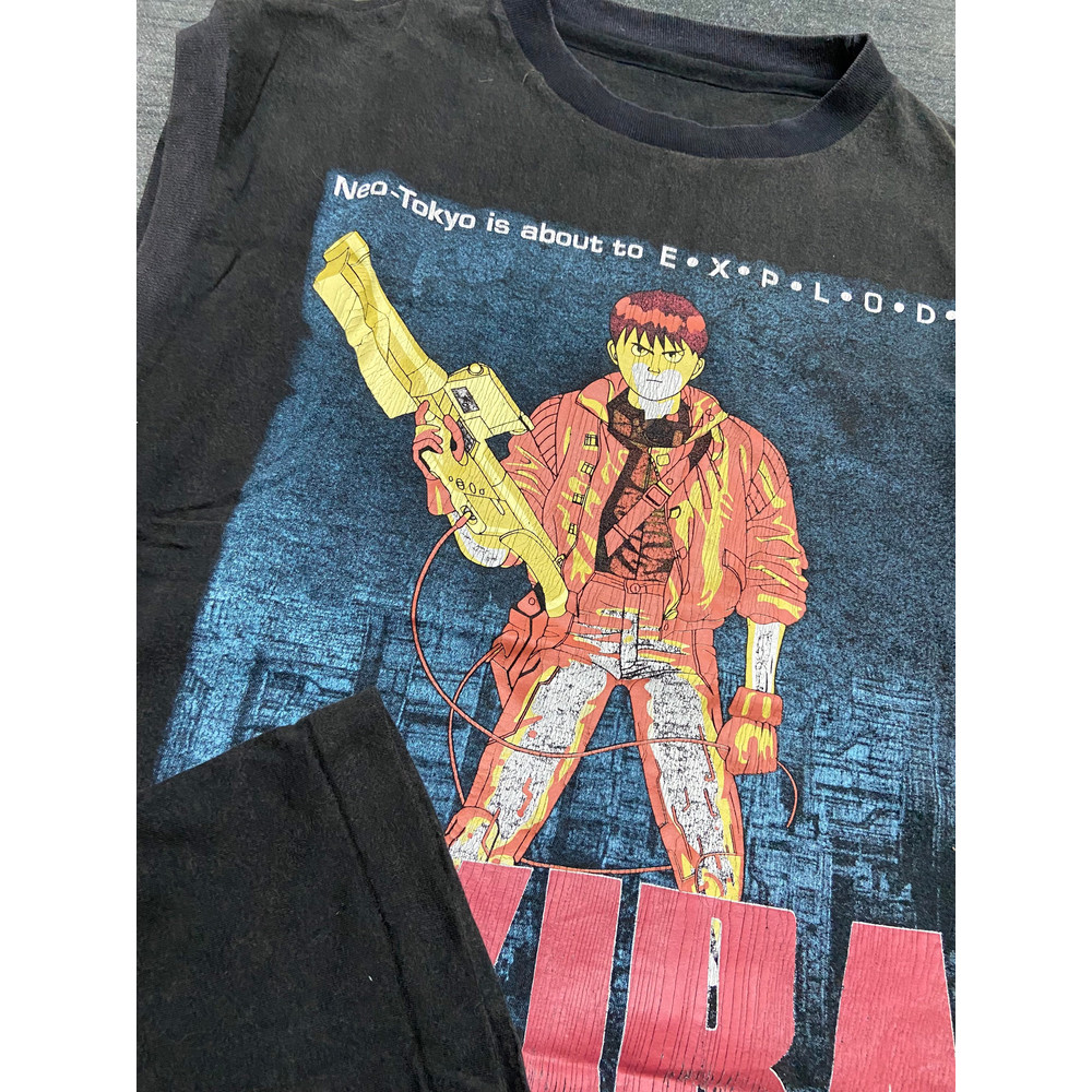Distressed Akira Japanese Cyber Punk Anime 1988 Movie Poster Sleeveless T Shirt Japanese Cyberpunk Anime Pop Culture T Shirt Size L - 6.jpg