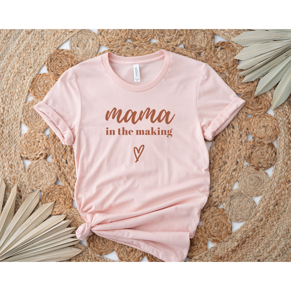 Mama In The Making, Cute Mothers Day Crewneck, Personalized Mothers Day Gifts, Comfy Mama Shirt, Unisex Mother Sweatshirt, Girl Mama Tshirt - 3.jpg