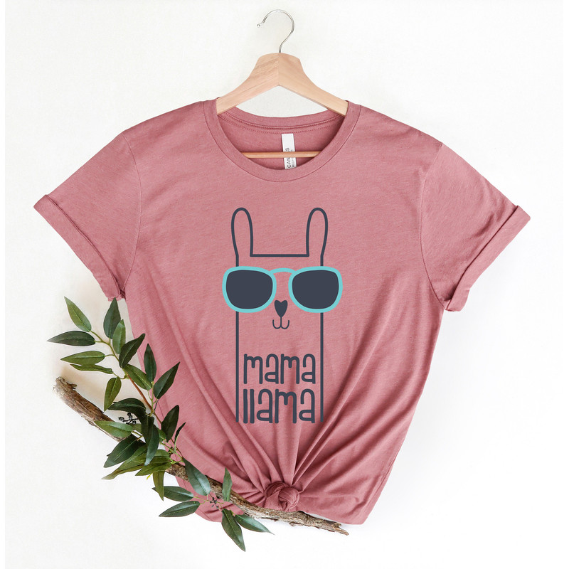 Mama Llama Shirt for Mom for Mother's Day - Mama Llama Tshirt for Women - Mama T Shirt for Mothers Day Gift - Funny Llama Shirt for Women - 2.jpg