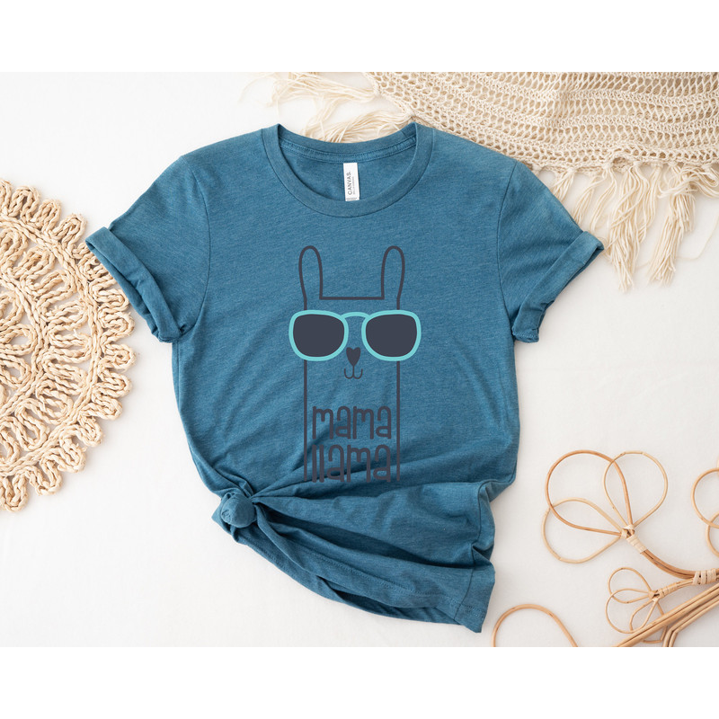 Mama Llama Shirt for Mom for Mother's Day - Mama Llama Tshirt for Women - Mama T Shirt for Mothers Day Gift - Funny Llama Shirt for Women - 3.jpg