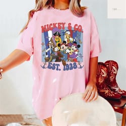 disney pirates of caribbean shirt, a pirate's life for me, vintage disney pirates mickey & co est 1982 shirt, mickey and