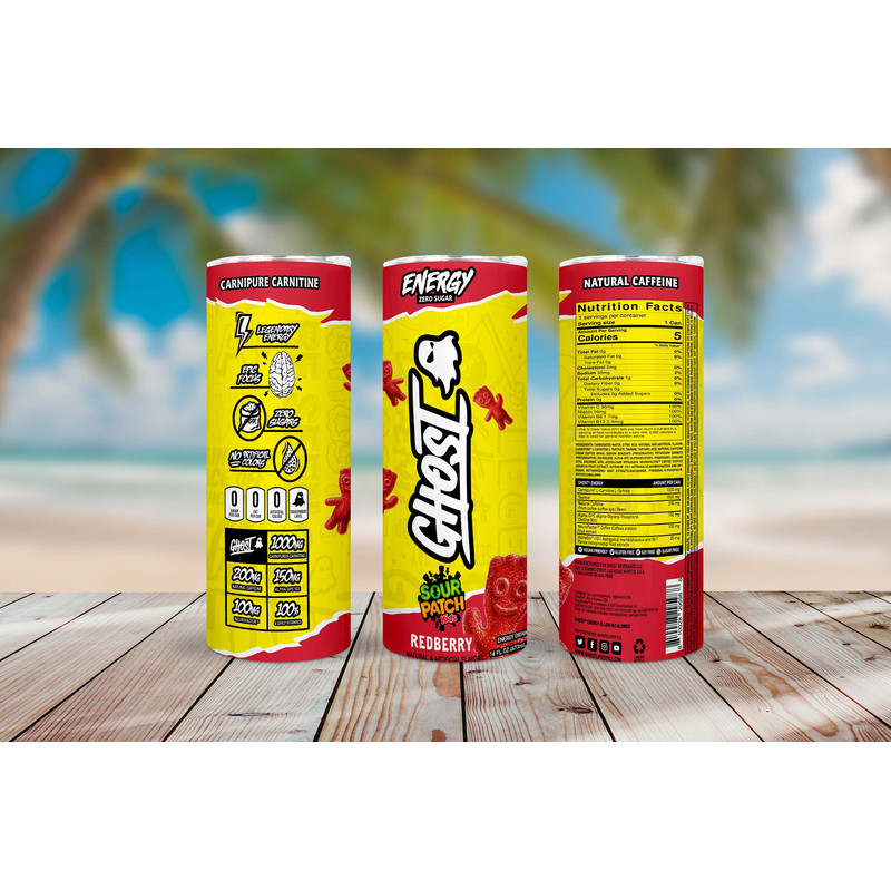 Energy Drink Redberry Tumbler Wrap Sublimation Design PNG 300DPI.jpg