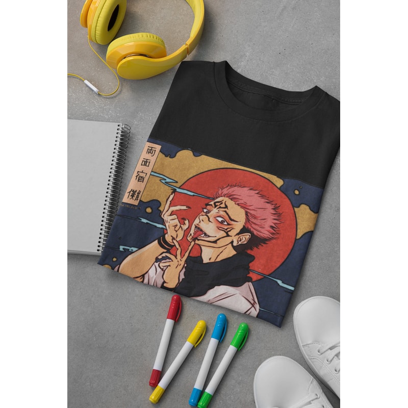 Japanese Anime T-Shirt Anime Graphic Tee Manga Japanese T-Shirt Anime Gift Anime Clothing Anime Lover Shirt Anime Streetwear - 2.jpg