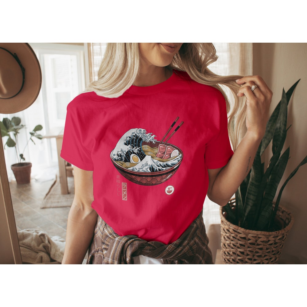 Japanese Noodle T Shirt, Japanese Shirt, Anime Crewneck T-shirt, Anime Movie Shirt, Funny Anime Shirt, Vintage Anime T Shirt, Japanese Style - 7.jpg