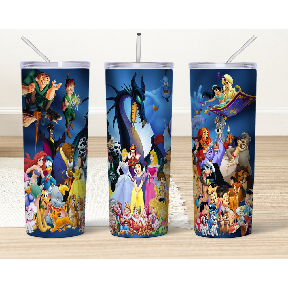 Cartoon Anime Tumbler, Cartoon Anime Skinny Tumbler, Cartoon Anime Wonderland Tumbler.png