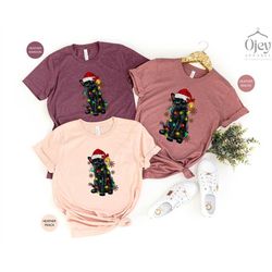 christmas cat shirt, cat mom christmas shirt, cat lover christmas gift, christmas cat light shirt, cat christmas shirts