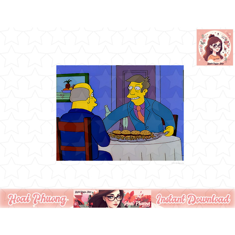 The Simpsons Principal Skinner Steamed Hands V1 png, instant download.jpg