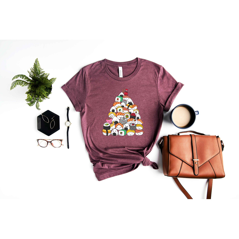 Sushi Lover Apparel - Anime Foodie Clothing - Cartoon Food T-Shirt - Japanese Food Tee - Ramen Mom Tshirt - Japanese Aesthetic Shirt - 7.jpg