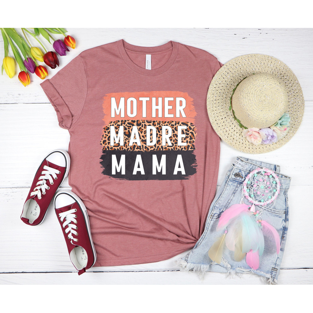 Mother Mama Mommy Madre Mom Shirt, Mom Christmas Gift, Mother's Day Shirt, Mother's Day Gift, Mama Shirt, Mommy Tee Shirt, Gift for Mom - 1.jpg