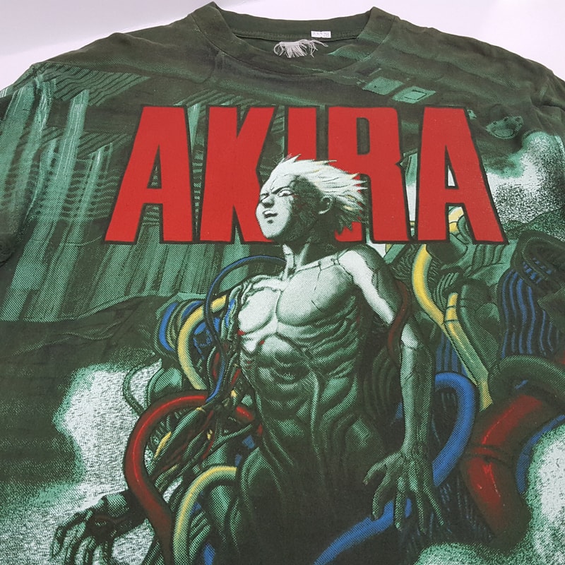 Vintage 90's AKIRA full print rare design japaness anime t-shirt made in europe - 4.jpg
