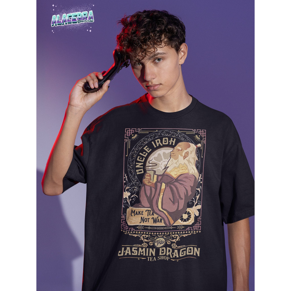 Vintage Retro Uncle Iroh Make Tea Not War Vintage T-Shirt, Avatar The Best Airbender Shirt, For Avater Cartoon Shirt, Iroh Uncle Shirt - 4.jpg