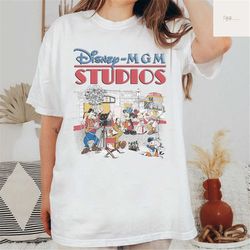 disney mgm studios shirt, disney hollywood studios shirt, retro disney mgm studios shirt, mickey and friends shirt, disn