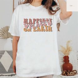 happiest place on earth shirt, retro disney shirt, disney world shirt, disney shirt, disneyland shirt, disney world shir