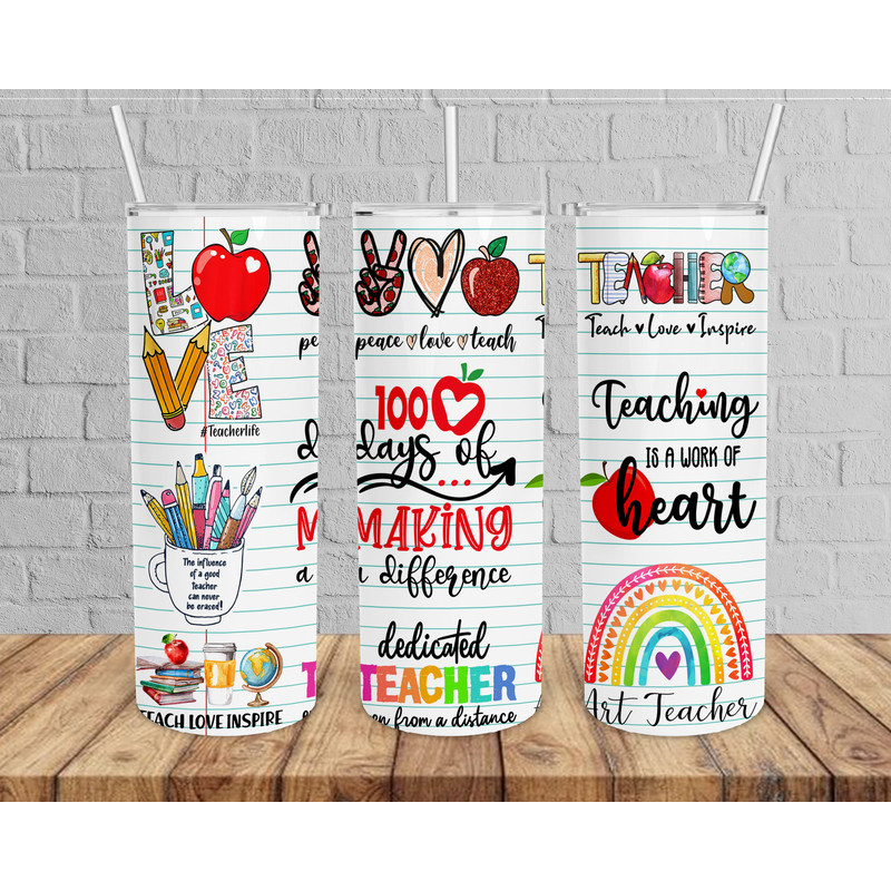 Teacher Tumbler PNG, Teacher Tumbler Design Sublimation, Teacher Tumbler Wrap, Teacher PNG 20oz, Skinny Tumbler PNG Teacher Png Tumbler File.jpg