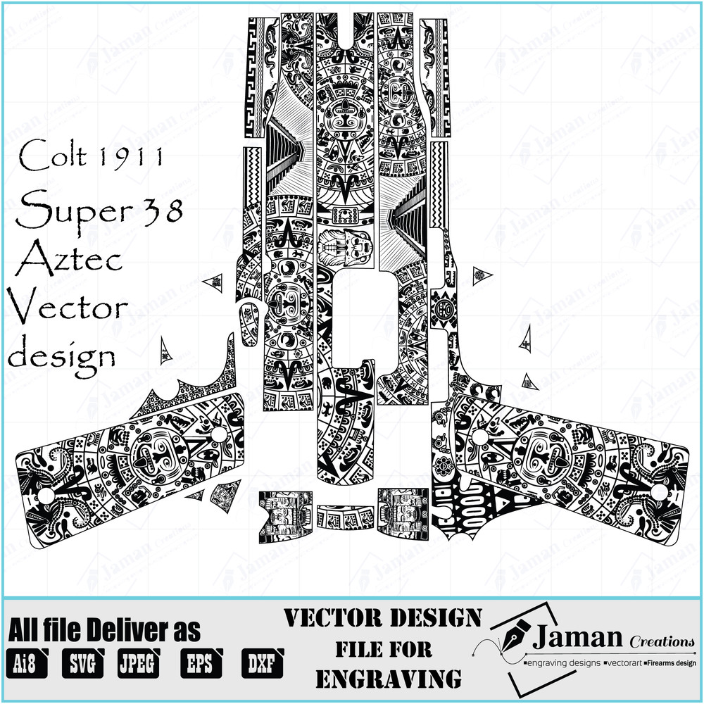 Colt-1911-Super-38--Aztec-Vector-design.jpg