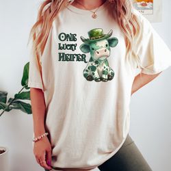 one lucky heifer shirt, lucky heifer sweatshirt, cow sweatshirt, st patricks shirt, lucky