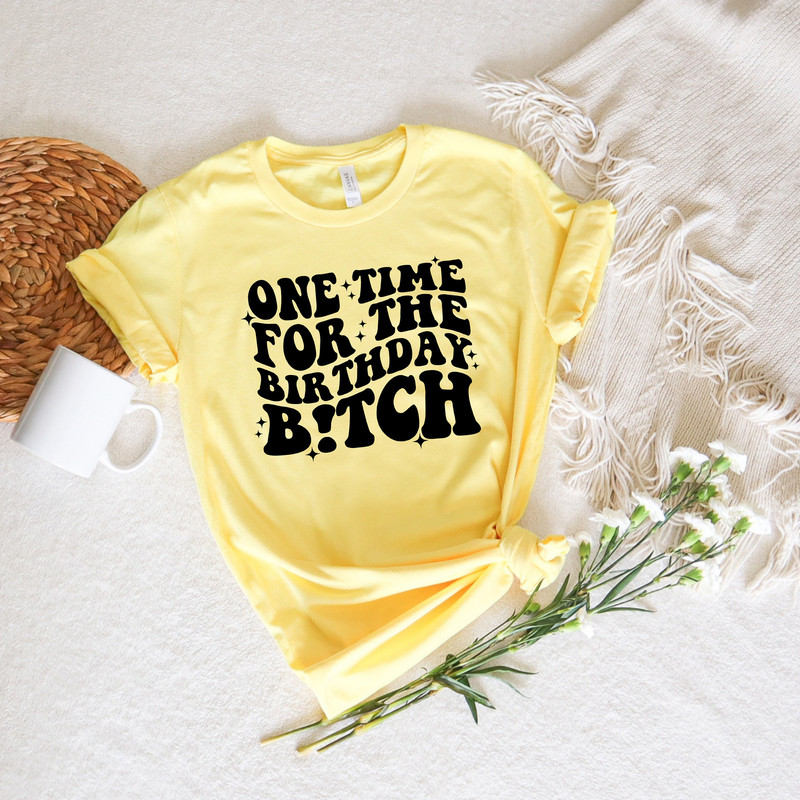 One Time For The Birthday B!tch,Birthday Girl Shirt,Birthday Group Tee,Matching Birthday Party Shirt,Gift For Birthday Girl,Birthday Sweater - 3.jpg