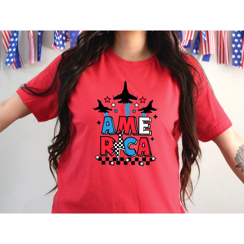 Patriotic American Shirt, Patriots Shirt, 4th of July Shirt, Groovy 4th of July Shirt, 4th of July Gifts, Kids American Tshirt, USA Crewneck - 3.jpg