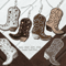 Cowboy Boot Earrings SVG Laser Cut Files Cowboy Boot SVG Cowgirl Boot SVG Western Earrings SVG Glowforge Files DXF.png