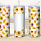 Sunflower Tumbler, Cow Print Sunflower Tumbler, Sunflower Skinny Tumbler.png