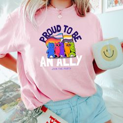 proud to be an ally join the party, queer sweatshirt, lgbtq shirt, pride month shirt,