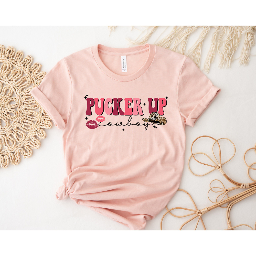 Pucker Up Cowboy Shirt,Cowgirl Valentines Day Gift,Country Valentines Day,Cowboy And Cowgirl Valentines,Western Valentines Day,Gift For Her - 3.jpg