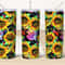 Sunflower Tumbler, Cow Sunflower Tumbler, Sunflower Skinny Tumbler.png