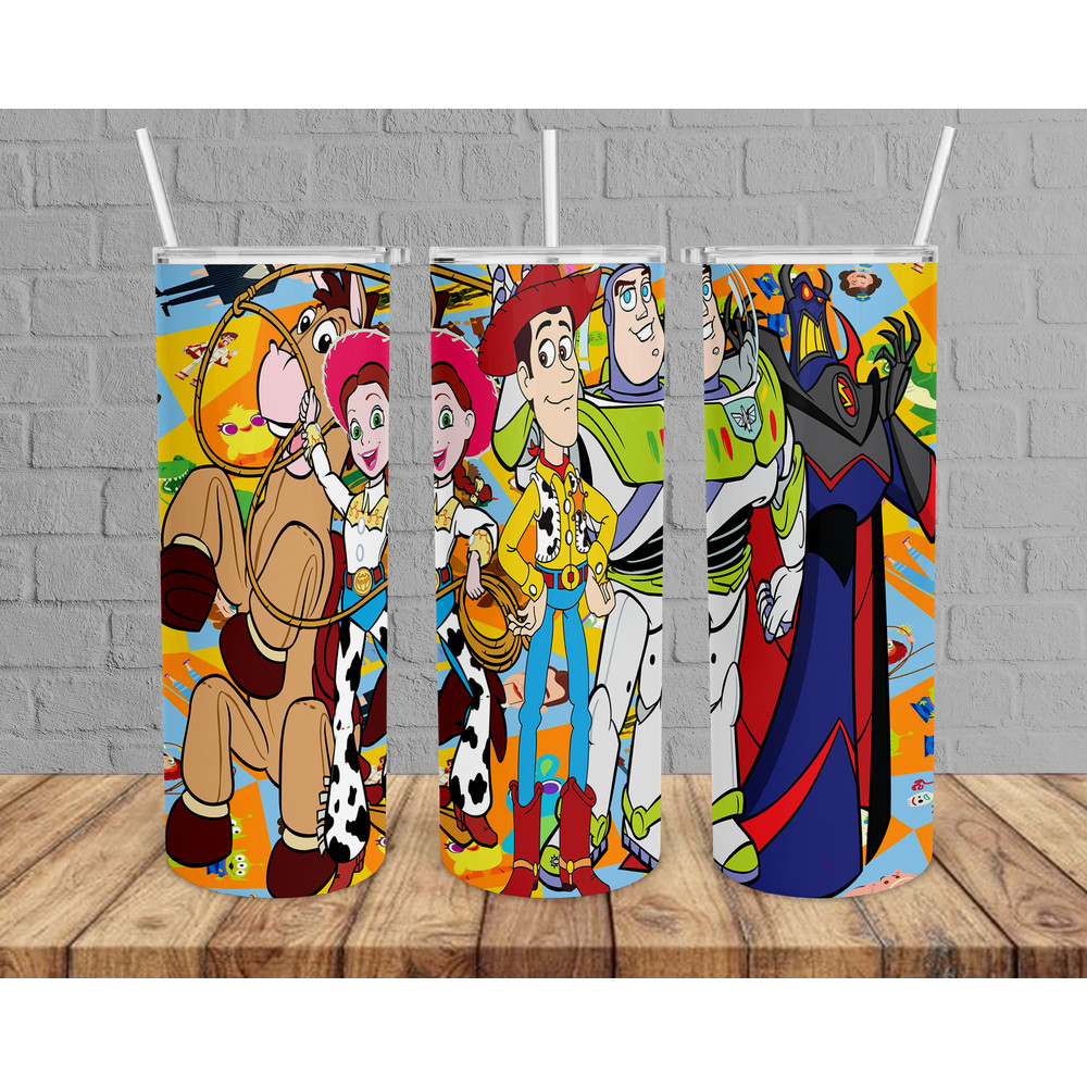 Toystory PNG, Kids Cartoon 20oz Tumbler Png, Cartoon Tumbler Wrap, Cartoon 20oz Tumbler Sublimation Design, Toystory Tumbler Wrap Png Design-1.jpg