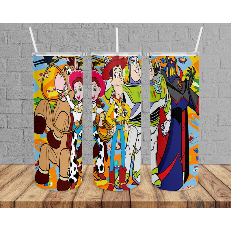 Toystory PNG, Kids Cartoon 20oz Tumbler Png, Cartoon Tumbler Wrap, Cartoon 20oz Tumbler Sublimation Design, Toystory Tumbler Wrap Png Design-1.jpg