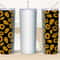 Sunflower Tumbler, Sunflowers Skinny Tumbler, Cow Print Sunflower Skinny Tumbler.png
