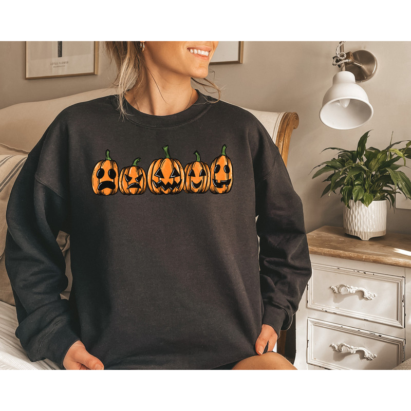 Pumpkin Sweatshirt,Pumpkin Hoodie,Pumpkin Spice Tee,Jack-o-Lantern Sweatshirt,Happy Halloween Shirt,Halloween Gift,Spooky Season,Fall Shirts - 3.jpg