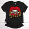 Queen Lips Shirt,Attractive Queen Lips Shirt,Beautiful Girl Has a Red Lips Shirt,Queen with chain,Lip Shirt,Dripping Lips Shirt,gift for her - 2.jpg