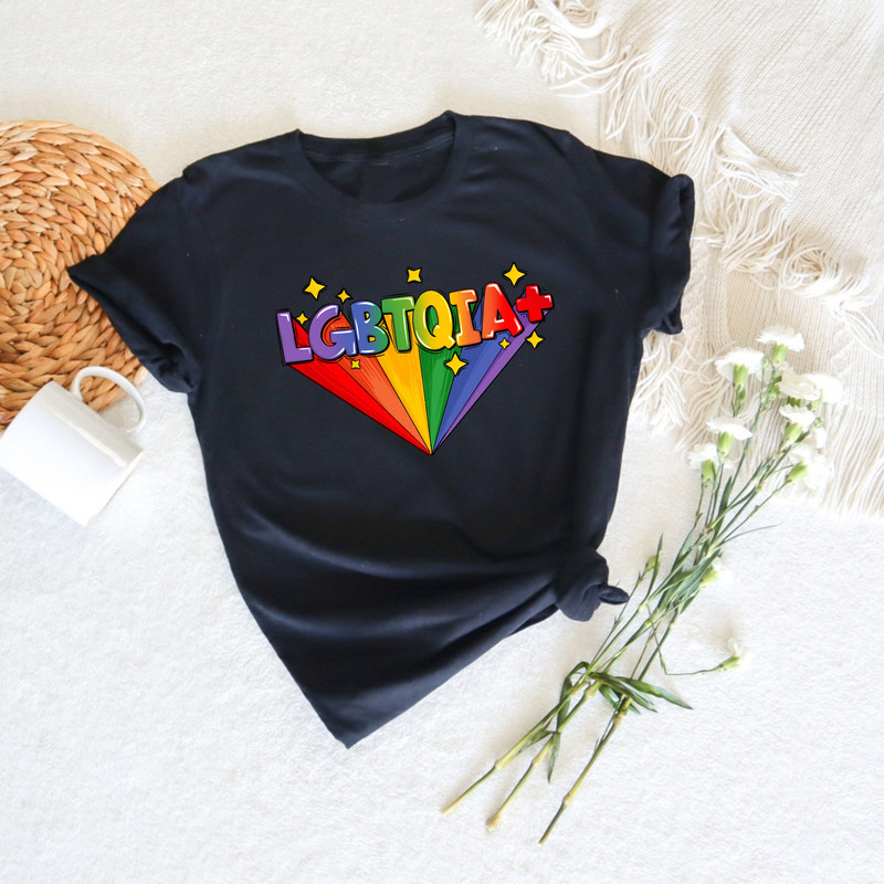 Retro Comfort LGBTQIA+ Shirt, Groovy Pride Shirt, Pride Month Gift, Gay Tee, Lesbian Tee, Trans Tee, Non Binary Shirt, Pride Ally Sweatshirt - 2.jpg