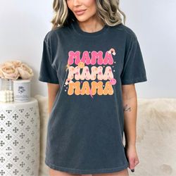 retro comfort mama shirt,  happy mothers day shirt,  cute mothers crewneck,  cool mom