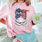 Retro Comfort Patriotic Cat Shirt, Bubble gum 4th of July Cat Shirts, American Bandana Cat, Happy 4th of July, Independence Day, Freedom Cat - 3.jpg