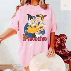 disney pinocchio shirt, vintage pinocchio t-shirt, jiminy cricket shirt, magic kingdom shirt, pinocchio disney shirt, di