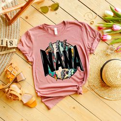retro nana shirt, gift for nana, funny shirt for nana, grandma gift, nana ill be there f