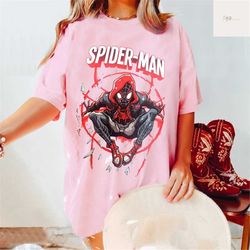 spider man across, the spider verse shirt, superhero comic shirt, spider man shirt, marvel shirt, black spider man shirt