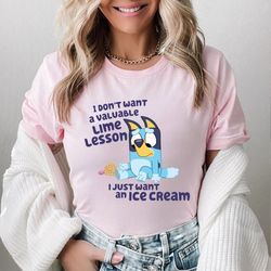bluey i don't want a valuable lime lesson i just want an ice cream svg, bluey ice cream svg, bingo svg, bluey svg