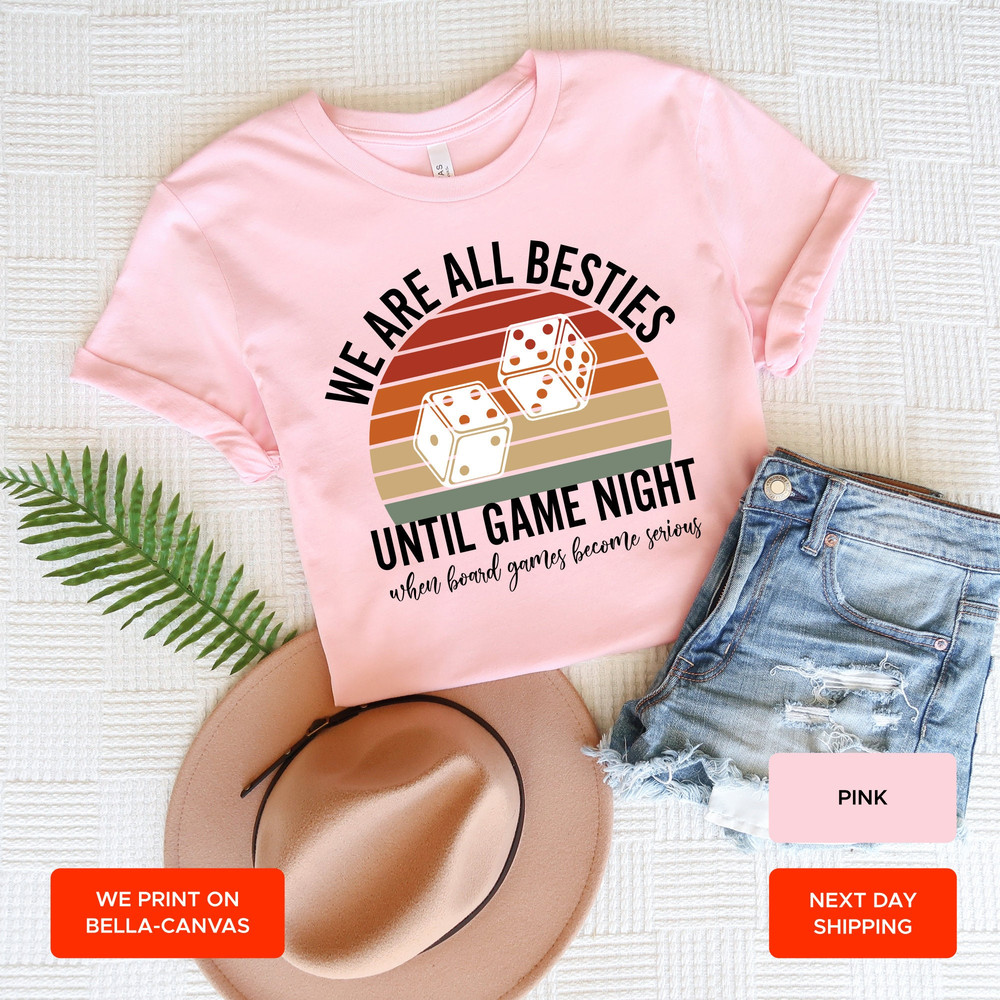 Besties Board Games Shirt, Family Game Time Shirt, Board Game Lover, Gamer Shirt, Board Game Best Friends Gaming, Boardgame Shirt, AY82 - 2.jpg