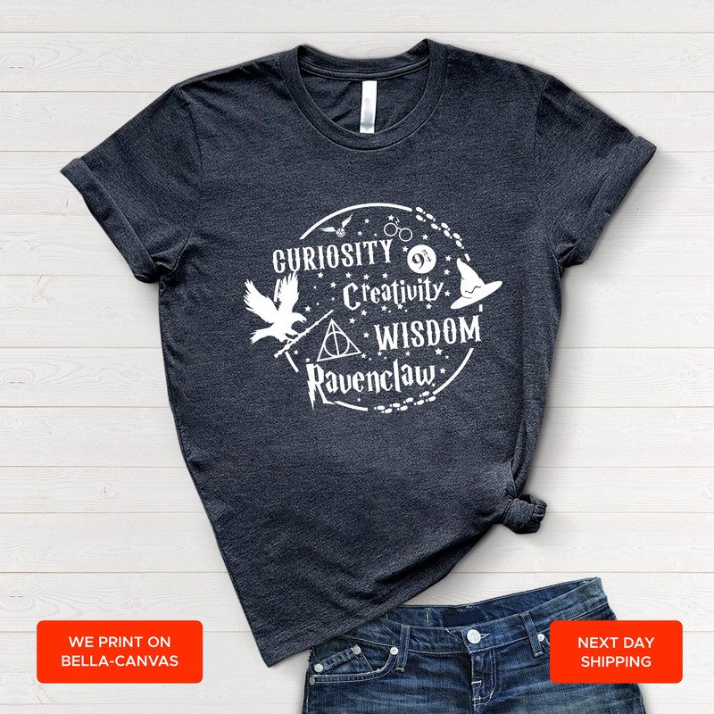 Hogwarts Houses Shirt, HP Houses Tee, Hufflepuff Tee, Slytherin Shirt, Gryffindor Shirt, Hp Fan Gift, Potterhead Shirt - 3.jpg