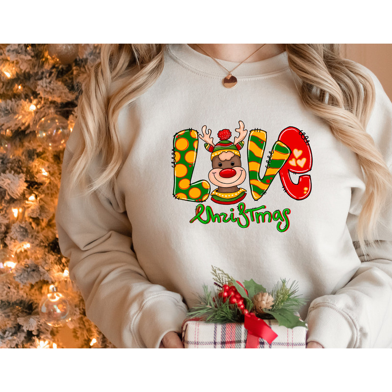 Rudolph The Red Nosed Reindeer Christmas Sweatshirt,Rudolph Christmas Sweatshirt,Vintage Christmas Movie Shirt,Rudolph Xmas Shirt,Love Xmas - 2.jpg
