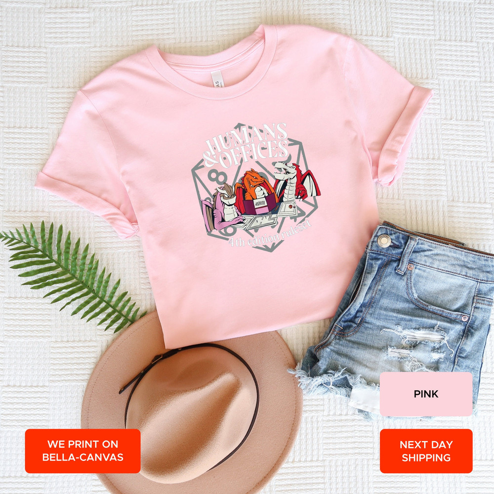 Humans And Offices Dragons Playing A Game In A Dungeon Shirt, Family Game Night, Dungeon Master Tee, Board Game Gaming Gifts, AY84 - 5.jpg