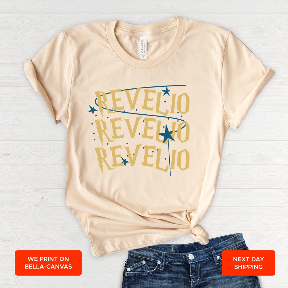 Revelio, Harry Potter Shirt, Witch Wizard Gift, Hogwarts Legacy, Wizard Spell T-shirt, Magic Wand Tee,Funny Magic Shirt - 3.jpg