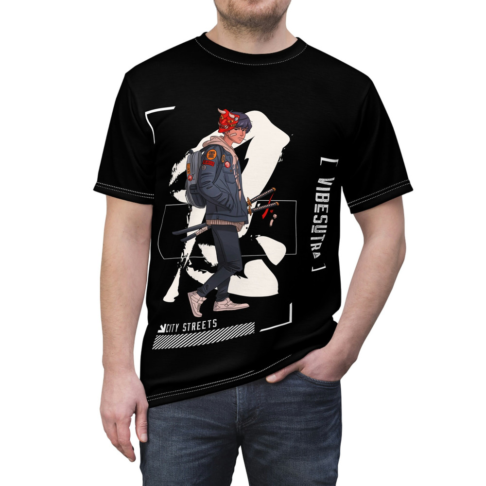 City Street Tee (black), Graphic, T-shirts  Anime, Men, Women, Men T-shirt , Women T-shirt, street wear, short sleeve, Anime lover - 5.jpg