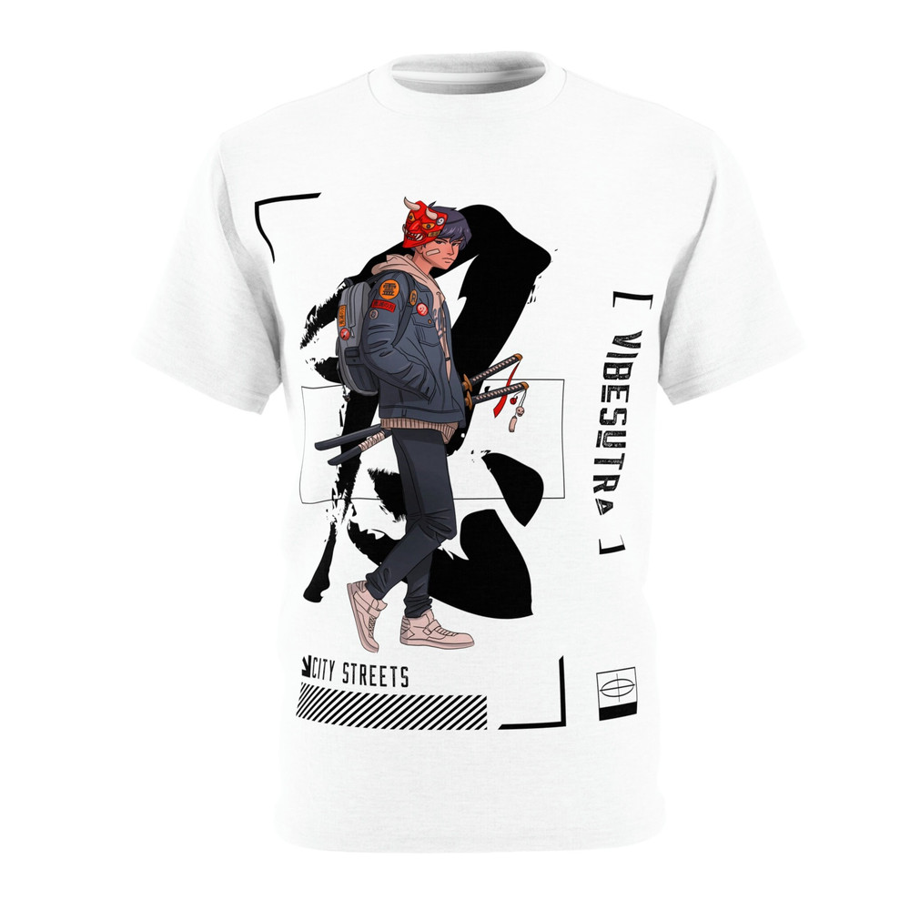 City Street Tee (White), Graphic, T-shirts  Anime, Men, Women, Men T-shirt , Women T-shirt, street wear, short sleeve, Anime lover - 1.jpg