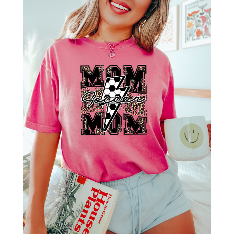 Soccer Mom Shirt, Cute Soccer Mom Gift, Baseball Mom Shirt, Leopard Print Mothers Day Shirt, Happy Mothers Day, Mom Sweatshirt, Gift For Her - 1.jpg