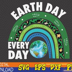 earth day every day svg rainbow earth day svg, eps, png, dxf, digital download