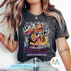 retro spider punk shirt, spider 2099 superhero shirt, spider man across the spider verse shirt, ghost-spider, spider pun
