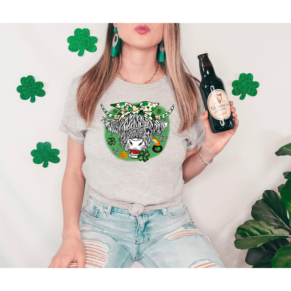 St Patrick Longhorn Cow Shirt,Heifer Lucky Patrick Sweatshirt,Shamrock Sweatshirt,St Patrick Day Carnival Shirt,2023 St Patricks Day Sweater - 2.jpg